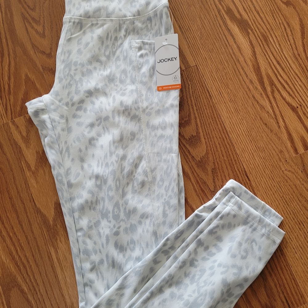 Jockey Leggings New Cloud White Sueded Interlock